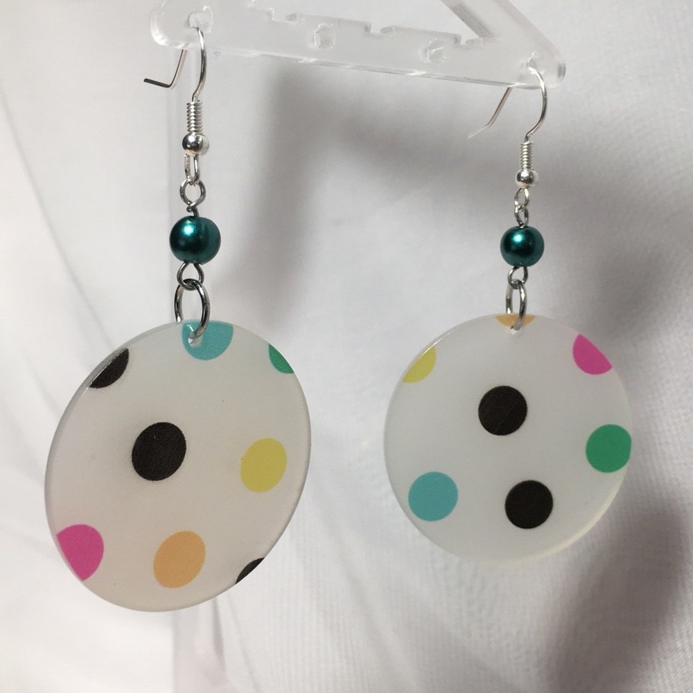 Fun Polka Dot Earrings 😍
